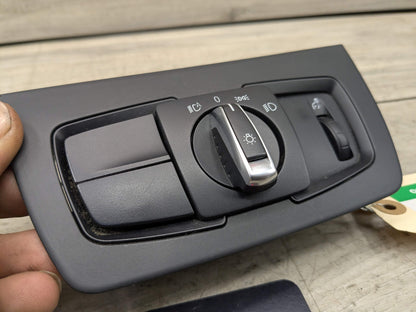 OEM BMW F22 F30 F32 F36 F80 Headlight Switch Control Panel Light Module BLACK