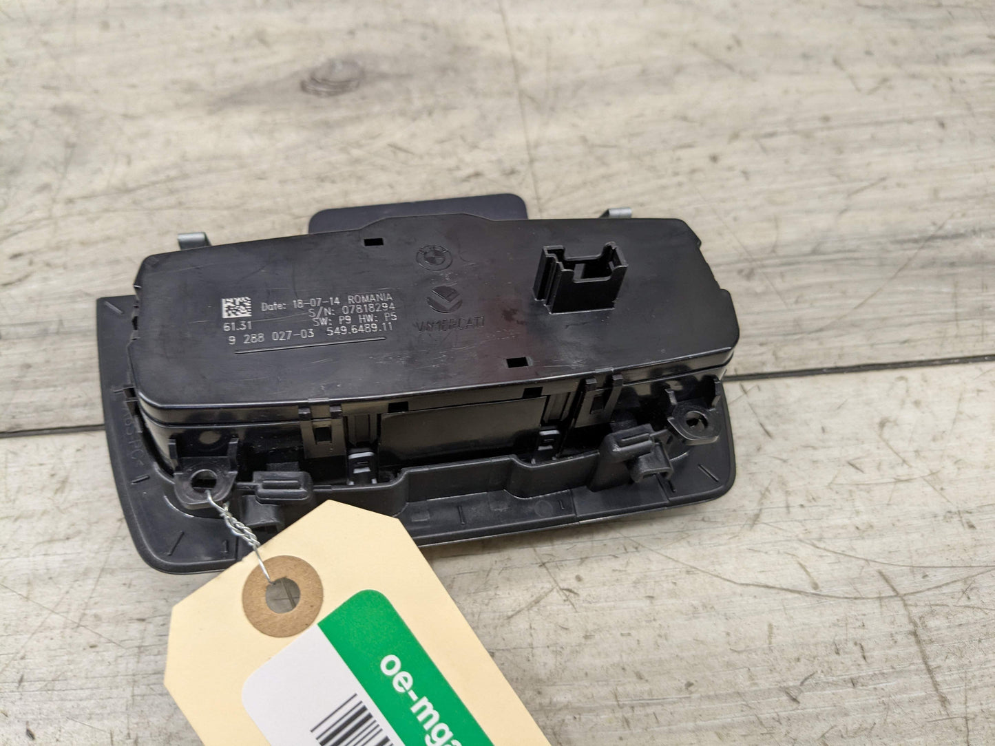 OEM BMW F22 F30 F32 F36 F80 Headlight Switch Control Panel Light Module BLACK