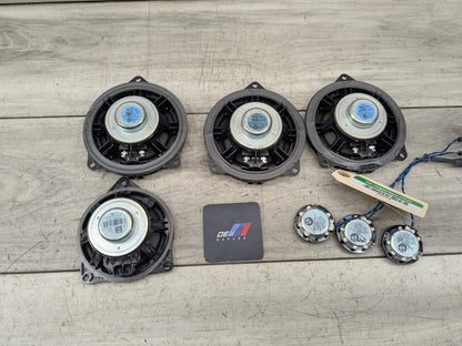 11-17 OEM BMW F25 F26 X3 X4 Stereo Audio Mid Range Speakers Hi-Fi SET