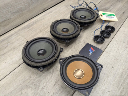 11-17 OEM BMW F25 F26 X3 X4 Stereo Audio Mid Range Speakers Hi-Fi SET