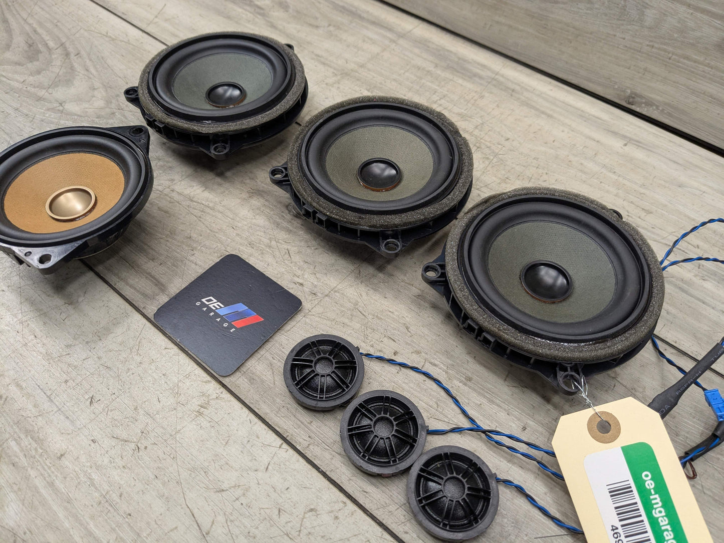 11-17 OEM BMW F25 F26 X3 X4 Stereo Audio Mid Range Speakers Hi-Fi SET