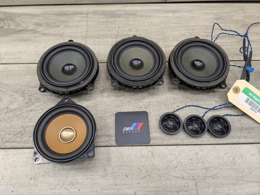 11-17 OEM BMW F25 F26 X3 X4 Stereo Audio Mid Range Speakers Hi-Fi SET