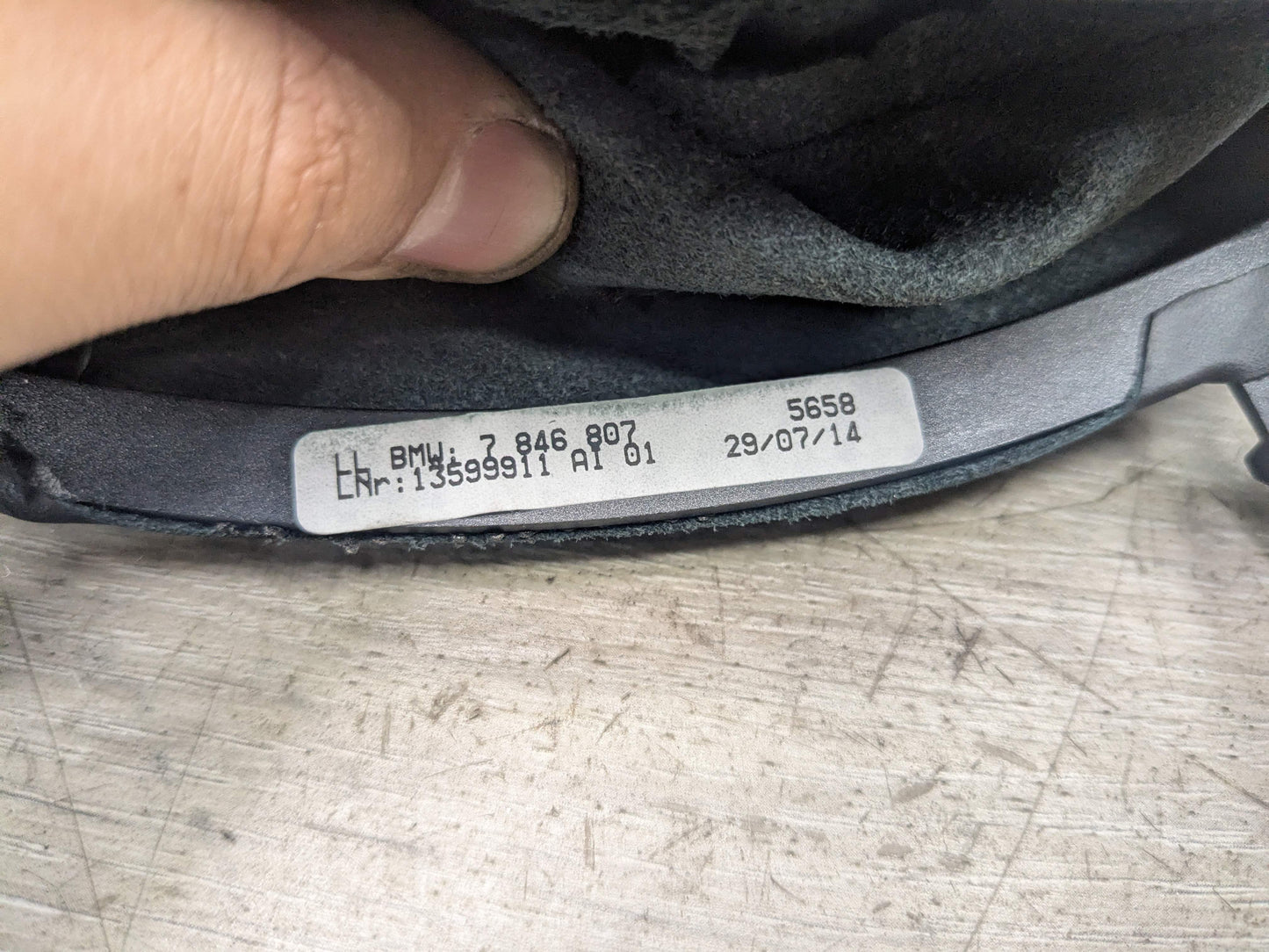 OEM BMW F30 F32 F33 F36 335 340 435 Boot Hand Brake Handle Cover Leather BLACK