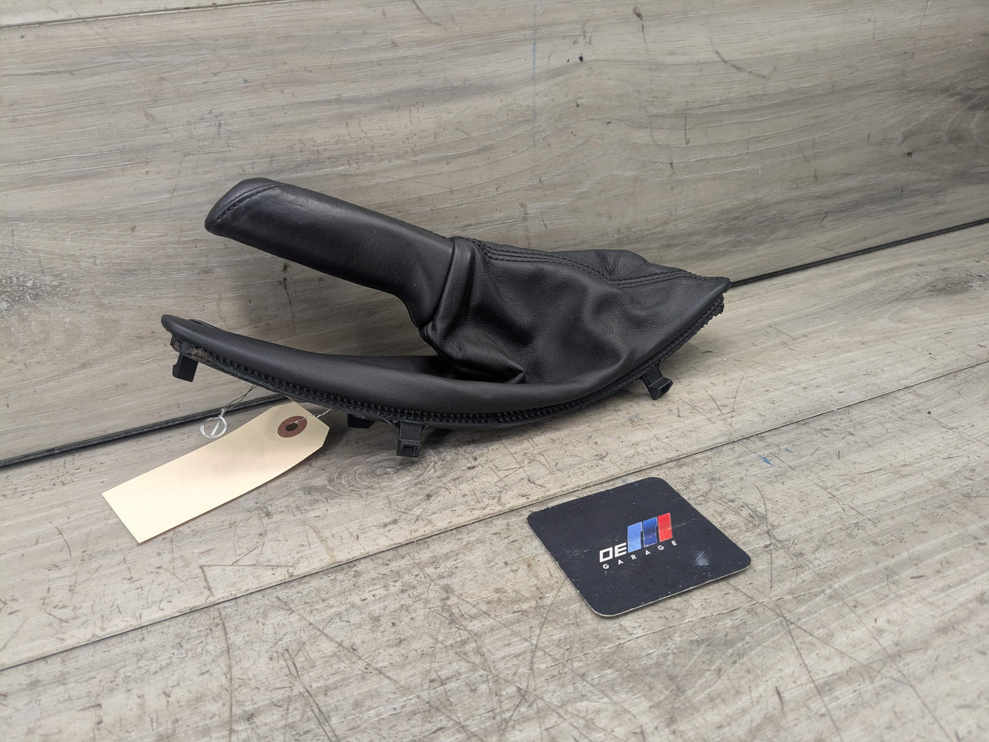 OEM BMW F30 F32 F33 F36 335 340 435 Boot Hand Brake Handle Cover Leather BLACK