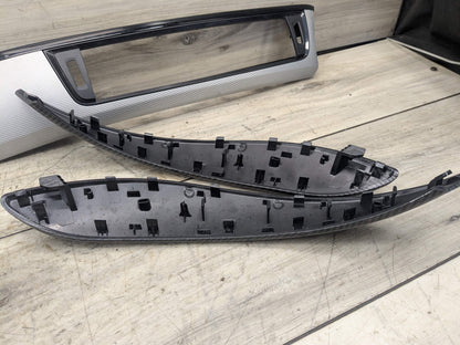 OEM BMW F30 F31 F32 F33 F36 Center Console Dash Door Interior Trim Aluminum SET