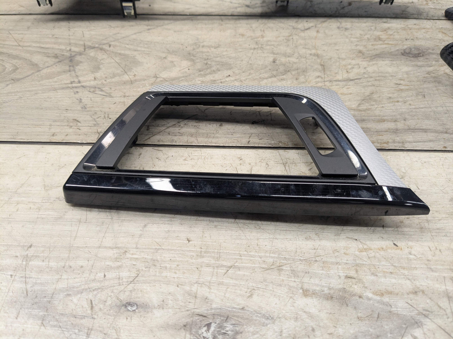 OEM BMW F30 F31 F32 F33 F36 Center Console Dash Door Interior Trim Aluminum SET