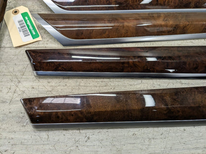 *OEM BMW F25 F26 X3 X4 Door Dashboard Center Console Shifter Panel Trim Wood SET
