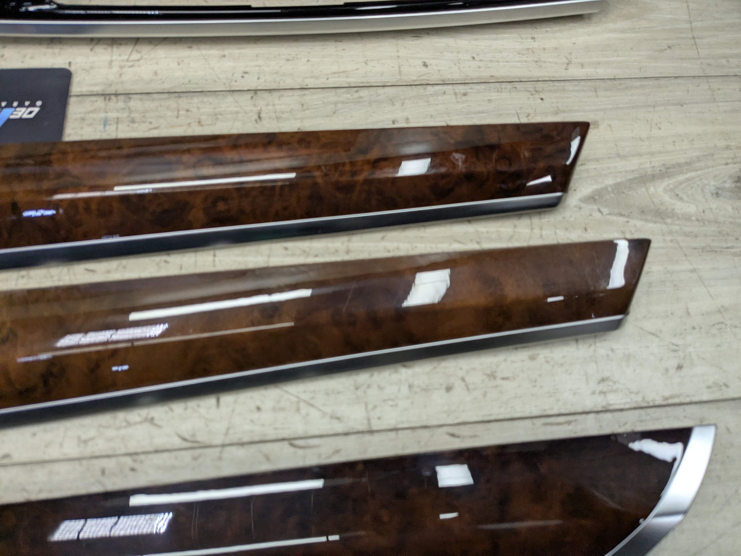 *OEM BMW F25 F26 X3 X4 Door Dashboard Center Console Shifter Panel Trim Wood SET
