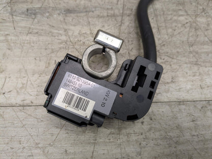 07-14 OEM BMW E70 E71 X5M X6M Rear Trunk Battery Negative Ground Cable