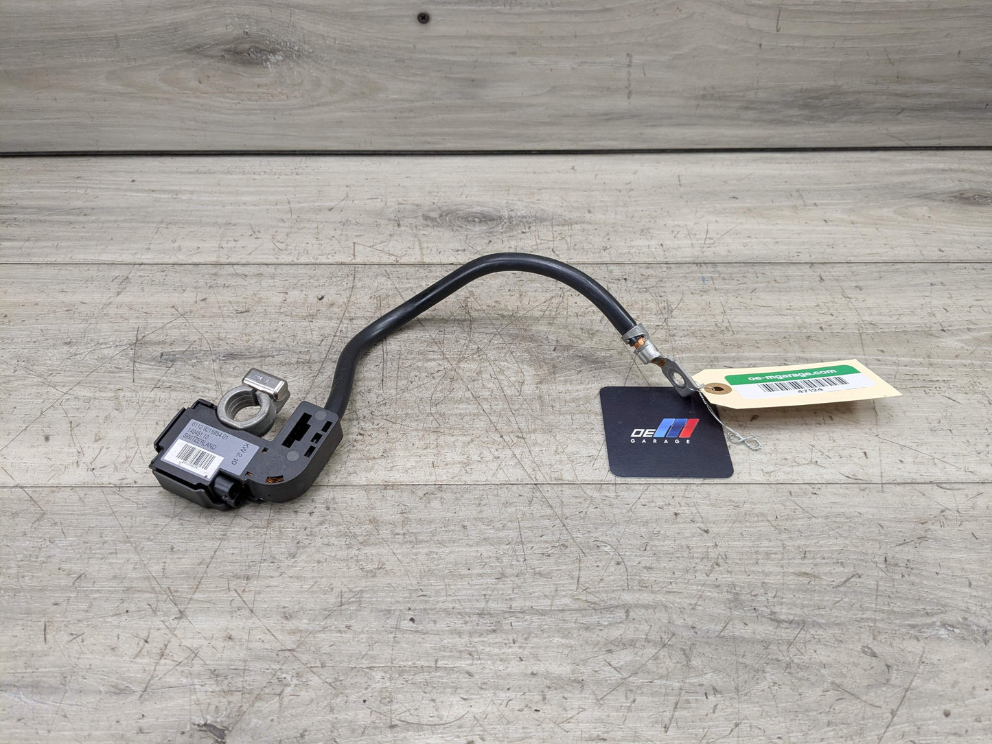 07-14 OEM BMW E70 E71 X5M X6M Rear Trunk Battery Negative Ground Cable