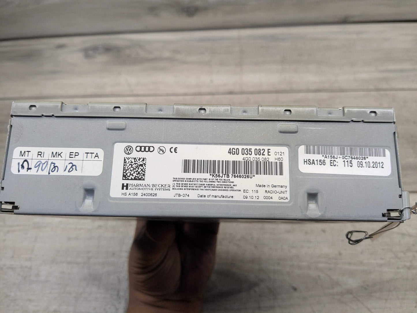 13-18 OEM AUDI A4 A5 A6 S5 Harman Becker Radio Stereo Tuner Module Unit