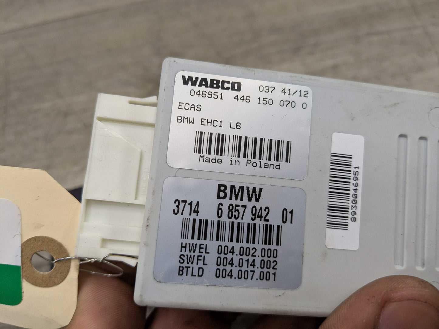 09-15 OEM BMW F01 F02 740 750 760 B7 Air Suspension Control Unit Module WABCO