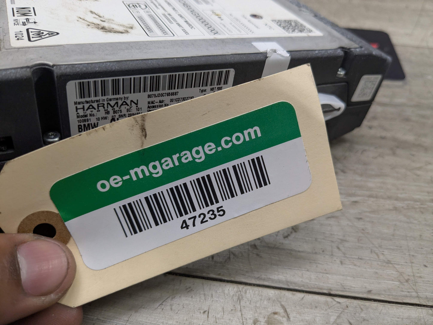 OEM BMW F02 F10 F13 F15 535 750 REAR Entertainment CD DVD Changer Player HARMAN