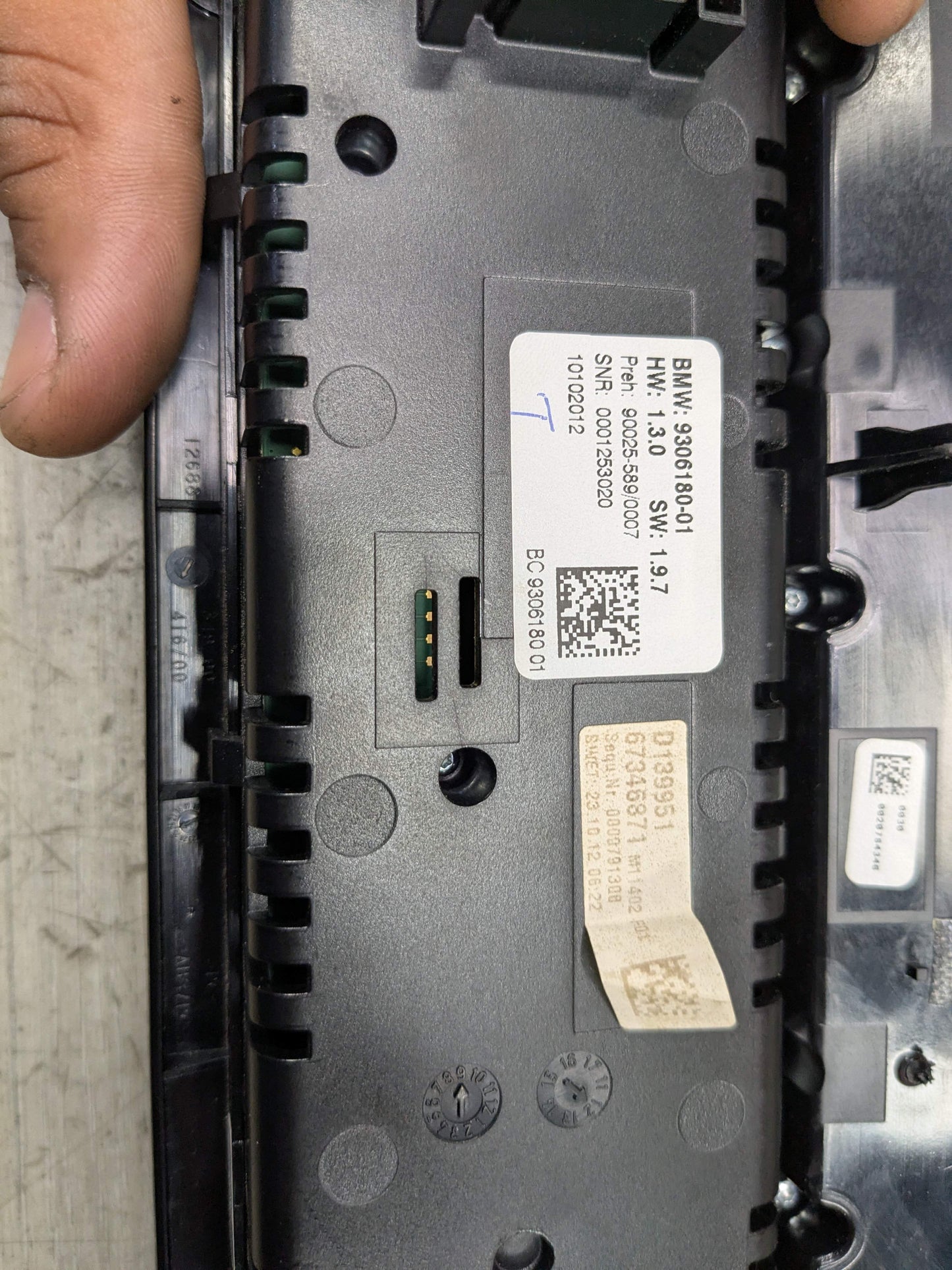 09-15 OEM BMW F01 F02 740 750 AC Switch Heater Climate Control Radio Buttons