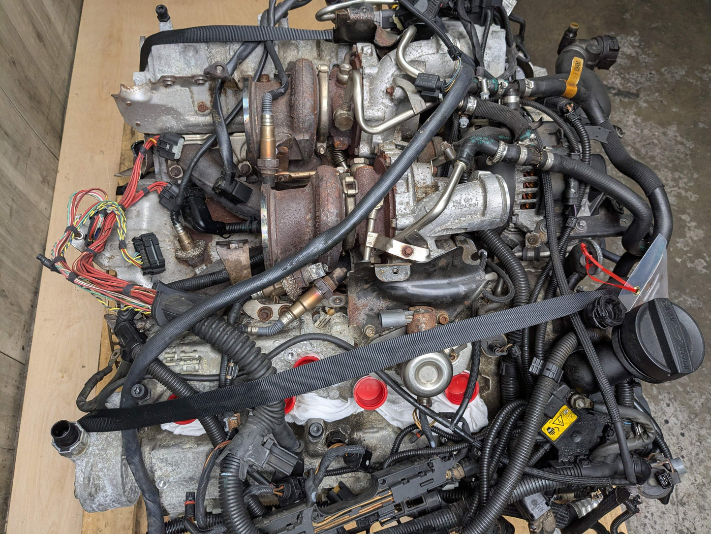 13-15 OEM BMW F01 F02 N63TU RWD Engine Long Block V8 4.4L w/ Turbo 190k