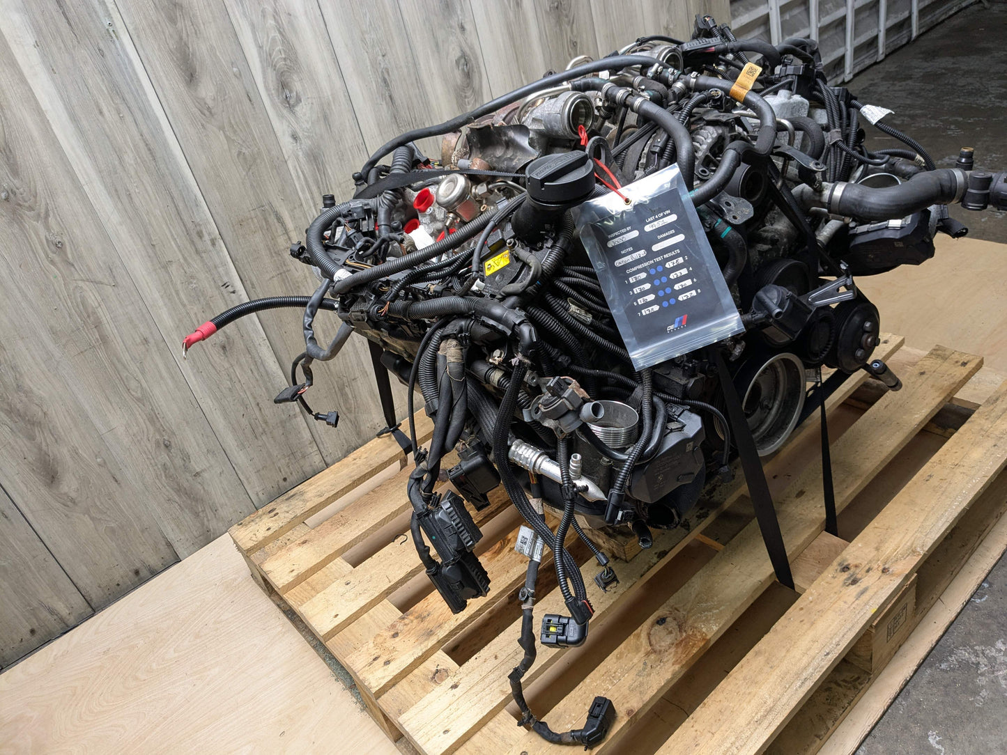 13-15 OEM BMW F01 F02 N63TU RWD Engine Long Block V8 4.4L w/ Turbo 190k