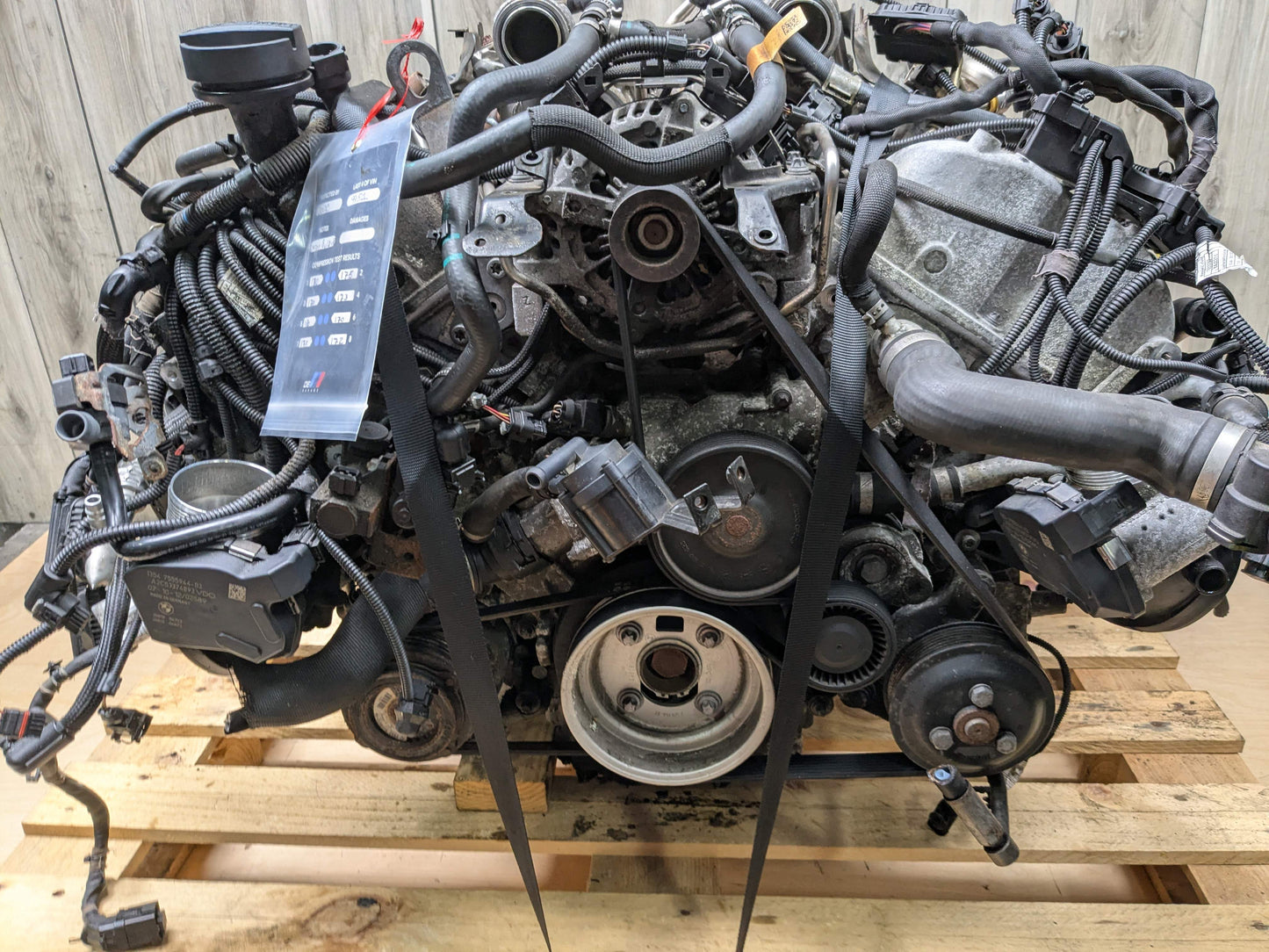 13-15 OEM BMW F01 F02 N63TU RWD Engine Long Block V8 4.4L w/ Turbo 190k