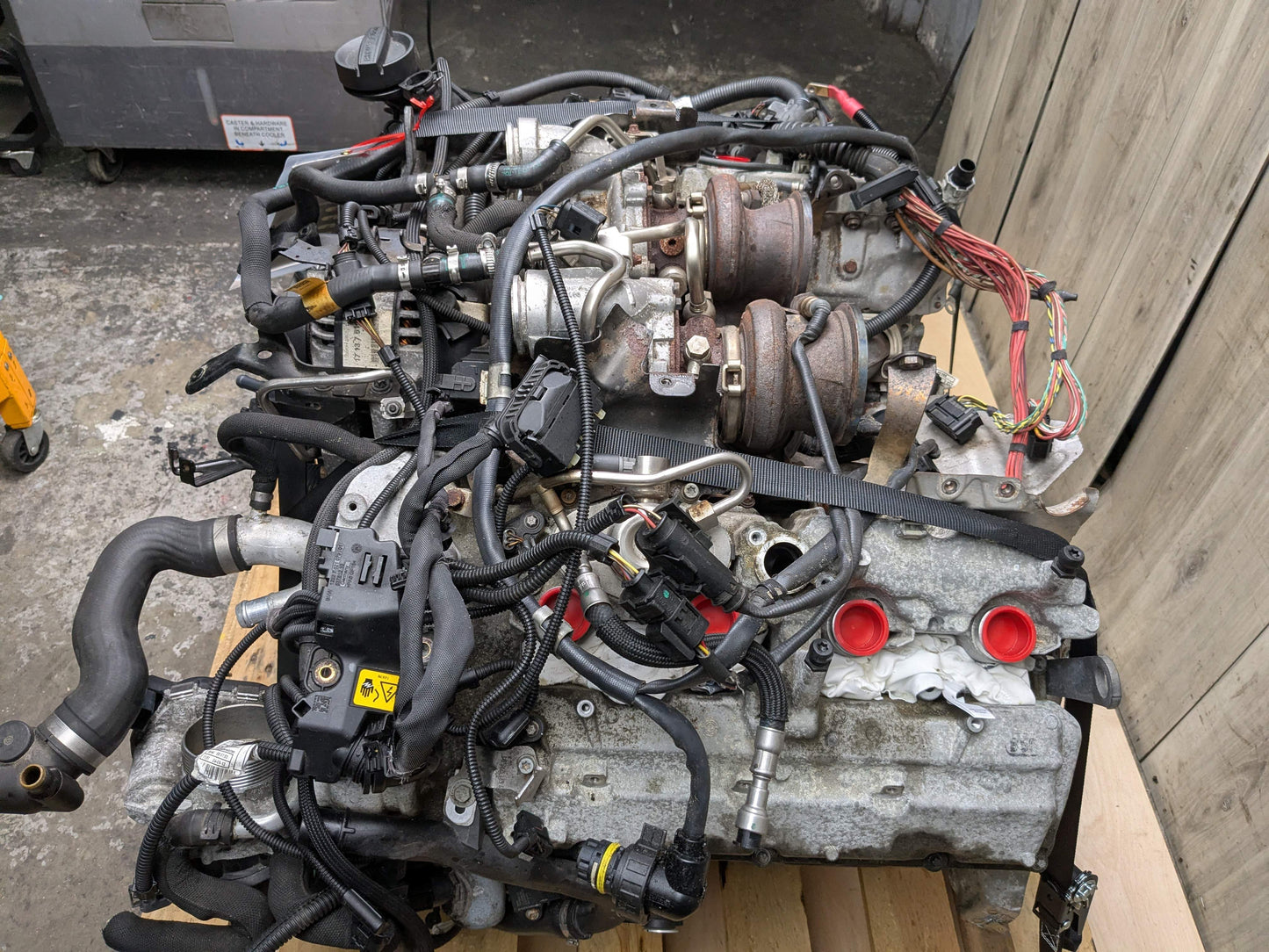 13-15 OEM BMW F01 F02 N63TU RWD Engine Long Block V8 4.4L w/ Turbo 190k