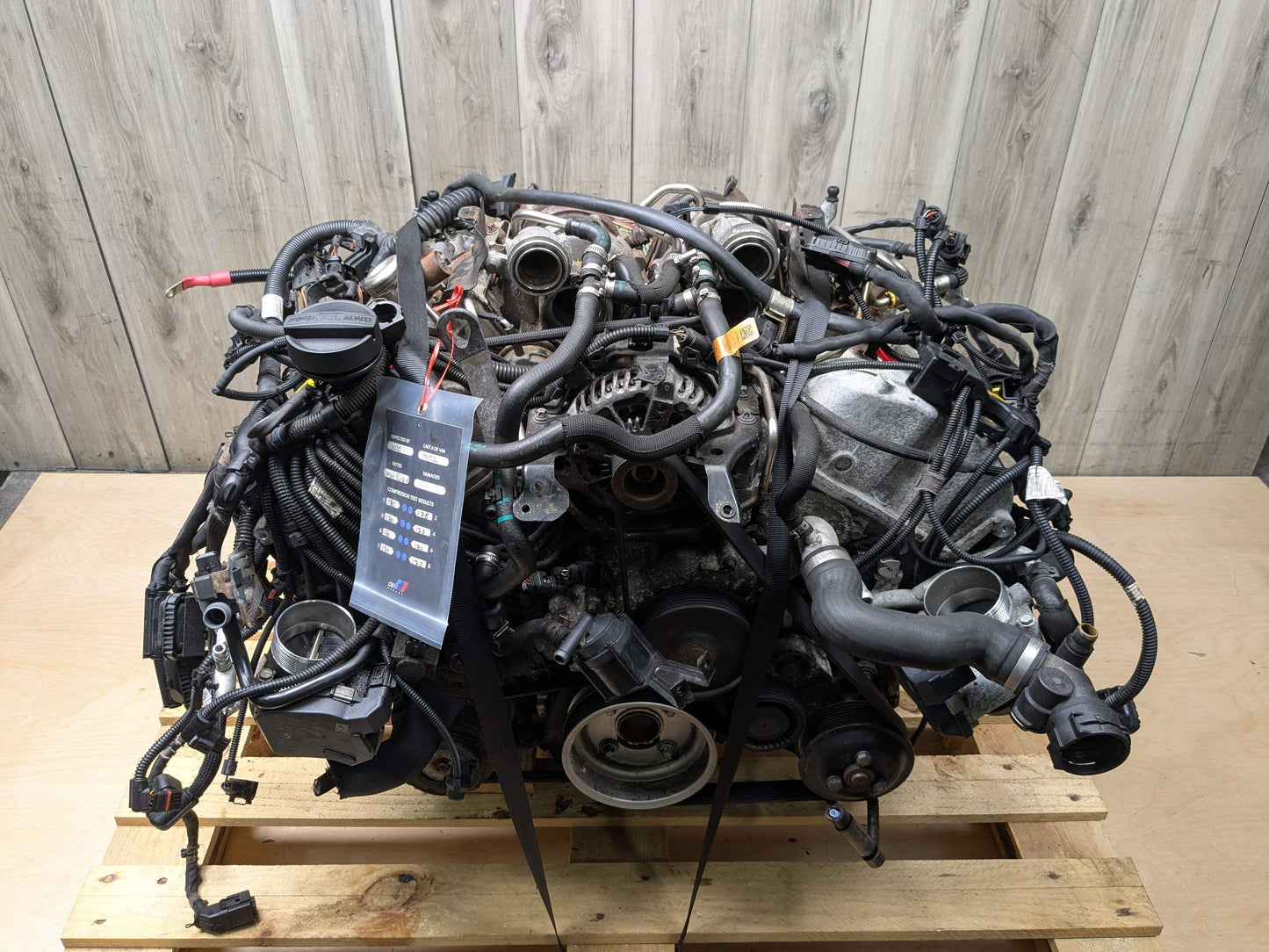 13-15 OEM BMW F01 F02 N63TU RWD Engine Long Block V8 4.4L w/ Turbo 190k