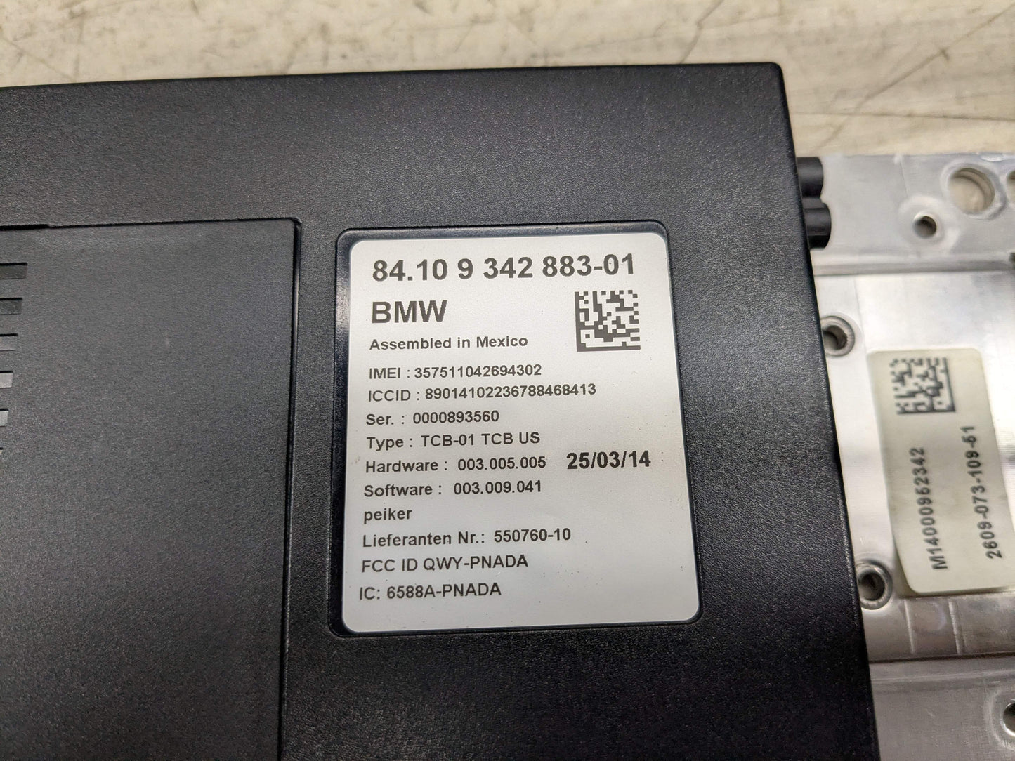 10-17 OEM BMW F10 F15 F30 F32 F80 F82 M3 M4 TCM Telematics Control Unit Module