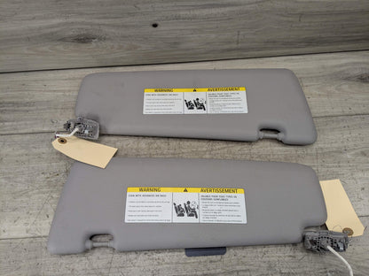 14-18 OEM BMW F15 F85 X5 X5M Left Right Interior Sun Visor Leather PAIR