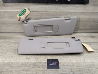 14-18 OEM BMW F15 F85 X5 X5M Left Right Interior Sun Visor Leather PAIR