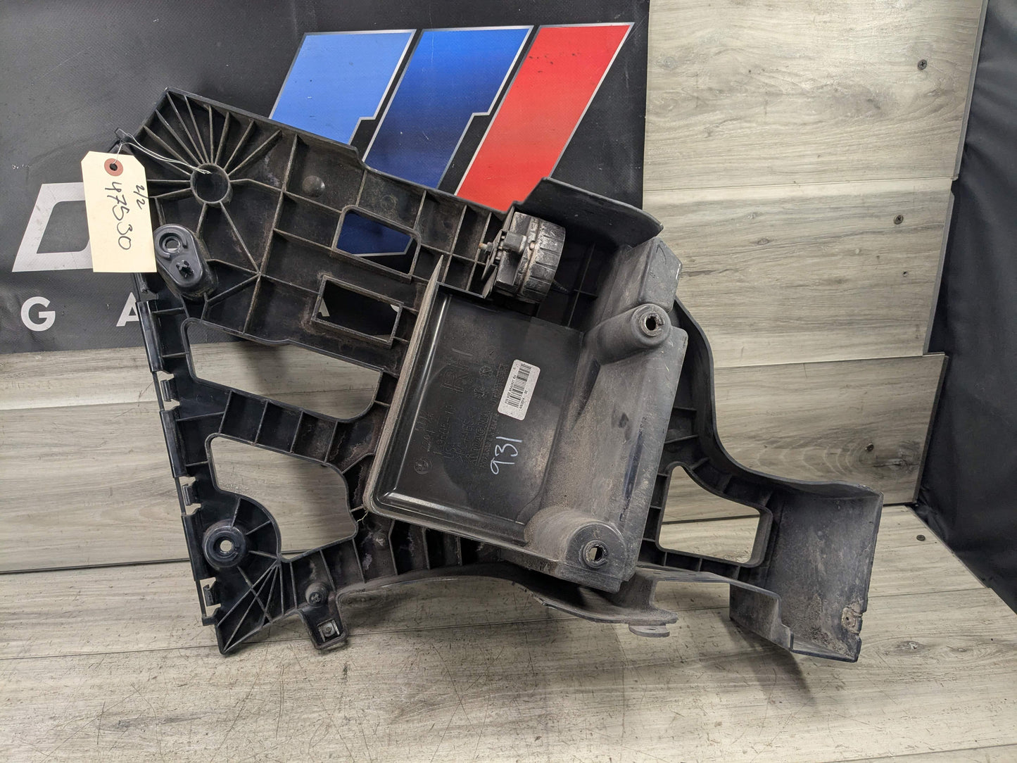 14-18 OEM BMW F15 X5 REAR Right Passenger Bumper Support Bracket Mounts PAIR