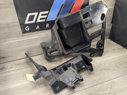 14-18 OEM BMW F15 X5 REAR Right Passenger Bumper Support Bracket Mounts PAIR