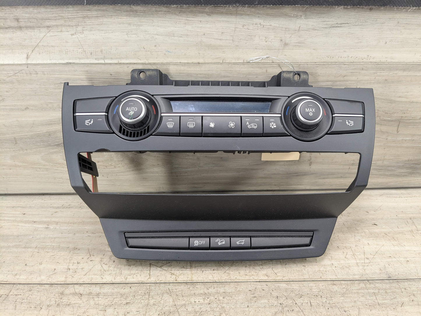 07-14 OEM BMW E70 E71 X5 X6 Front AC Temperature Climate Control Switch Unit