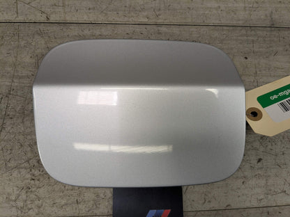 07-13 OEM BMW E70 X5 X5M Rear Fuel Gas Tank Flap Lid Cover Cap Silver 354