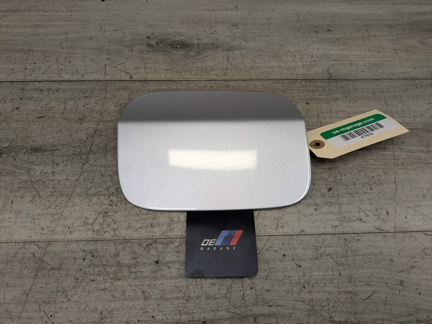07-13 OEM BMW E70 X5 X5M Rear Fuel Gas Tank Flap Lid Cover Cap Silver 354