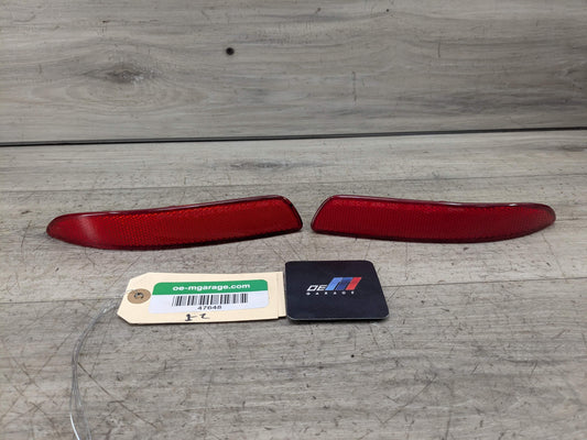 07-13 OEM BMW E70 X5 Rear Left Right Bumper Reflector Marker PAIR