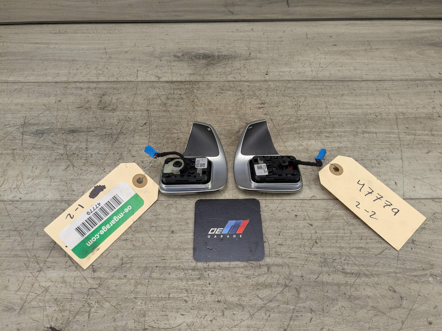 OEM BMW F15 F25 F30 F32 F33 F36 F48 X1 X3 X5 AT Paddle Shifter Plus Minus PAIR
