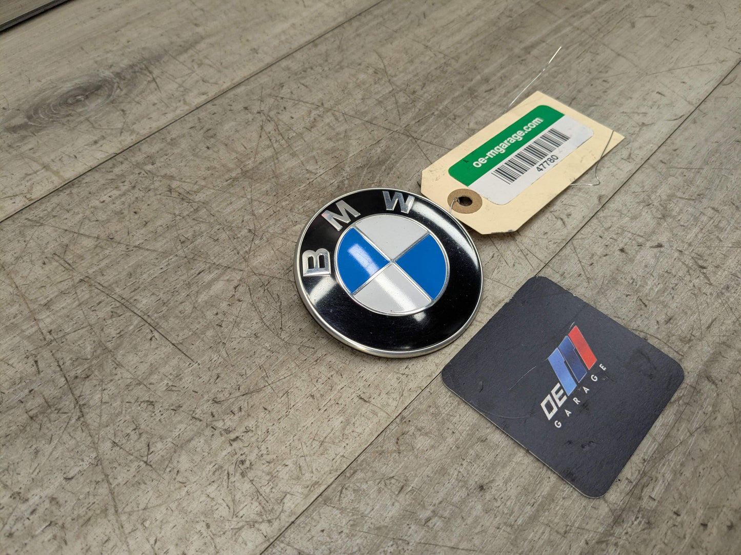 OEM BMW E90 F02 F22 F30 F32 F36 F80 F87 M3 M4 Rear Trunk Lid Round Emblem 74mm