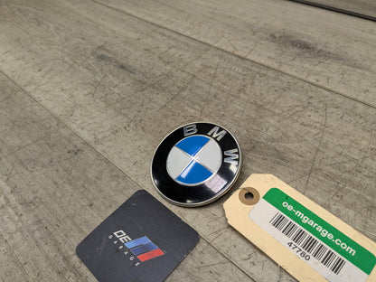 OEM BMW E90 F02 F22 F30 F32 F36 F80 F87 M3 M4 Rear Trunk Lid Round Emblem 74mm