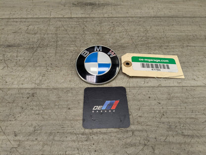 OEM BMW E90 F02 F22 F30 F32 F36 F80 F87 M3 M4 Rear Trunk Lid Round Emblem 74mm