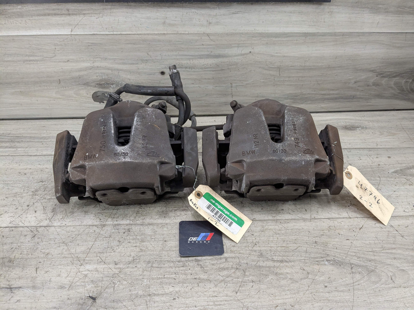 OEM BMW E70 E71 F15 F16 X5 X6 X5M X6M Left Right Front Brake Calipers Gray SET
