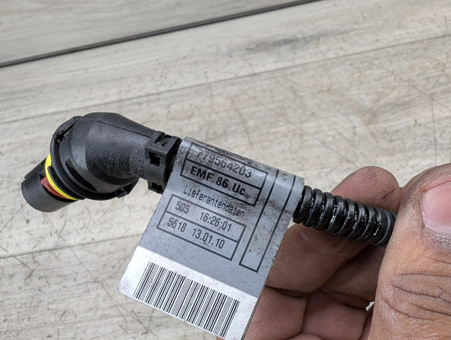 09-13 OEM BMW E70 X5 Glow Plug Preheating Module Wiring Relay Cable
