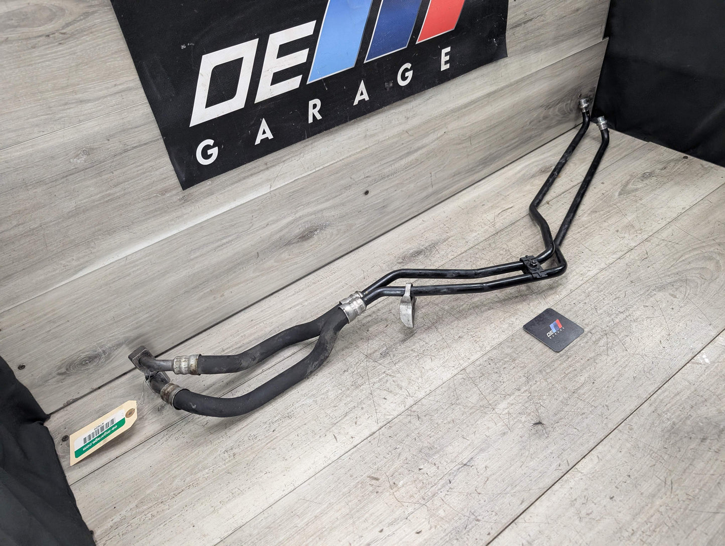 OEM BMW E70 X5 Diesel M57Y Transmission Oil Cooler Inlet Outlet Pipe Hose SET