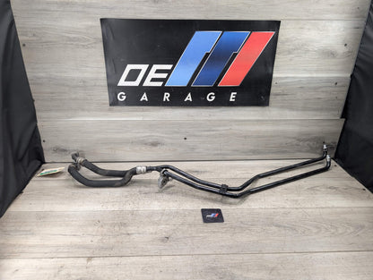 OEM BMW E70 X5 Diesel M57Y Transmission Oil Cooler Inlet Outlet Pipe Hose SET