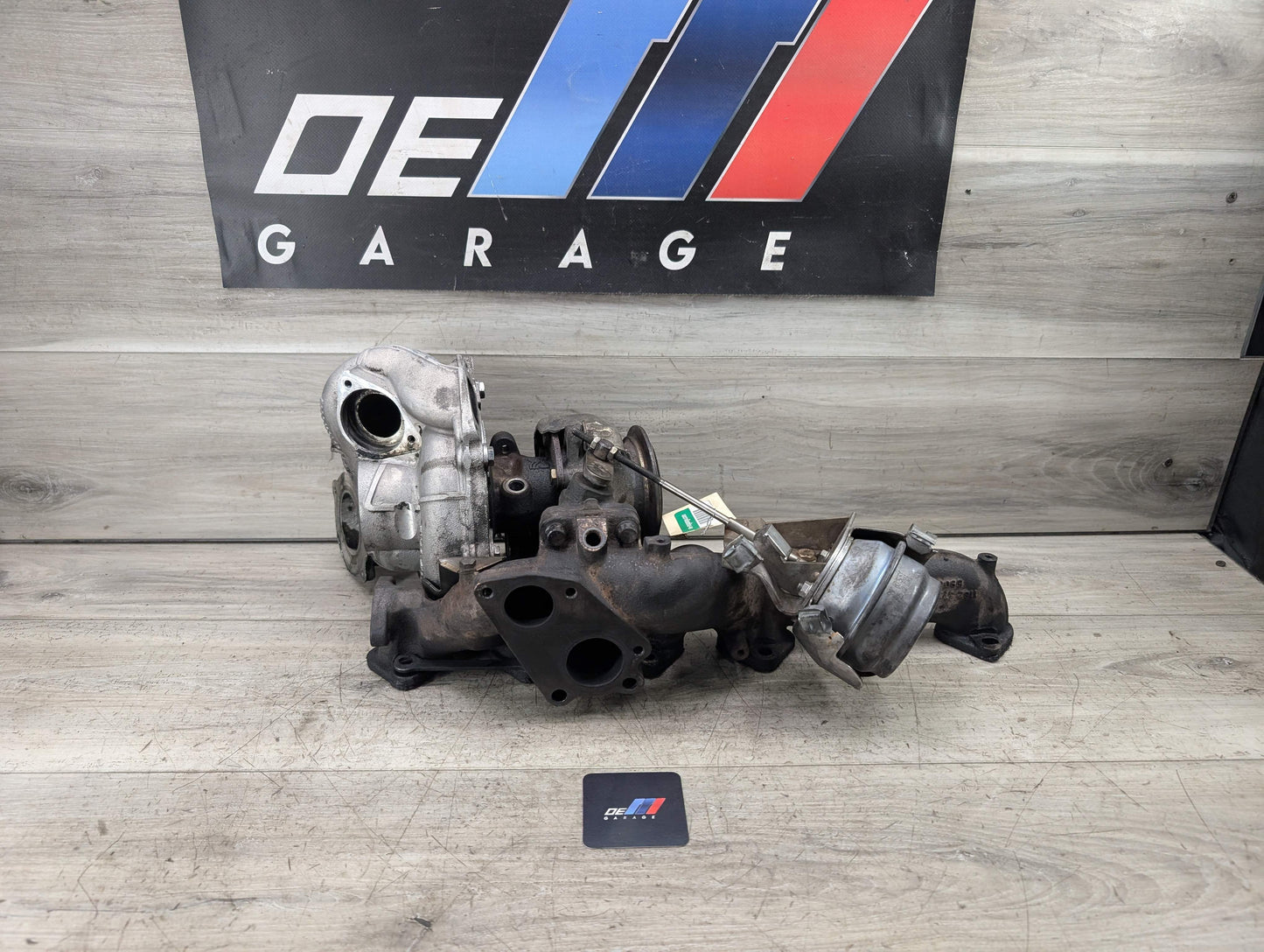 OEM BMW E70 X5 Diesel Engine M57 Turbocharger Turbo Charger w Exhaust Manifold