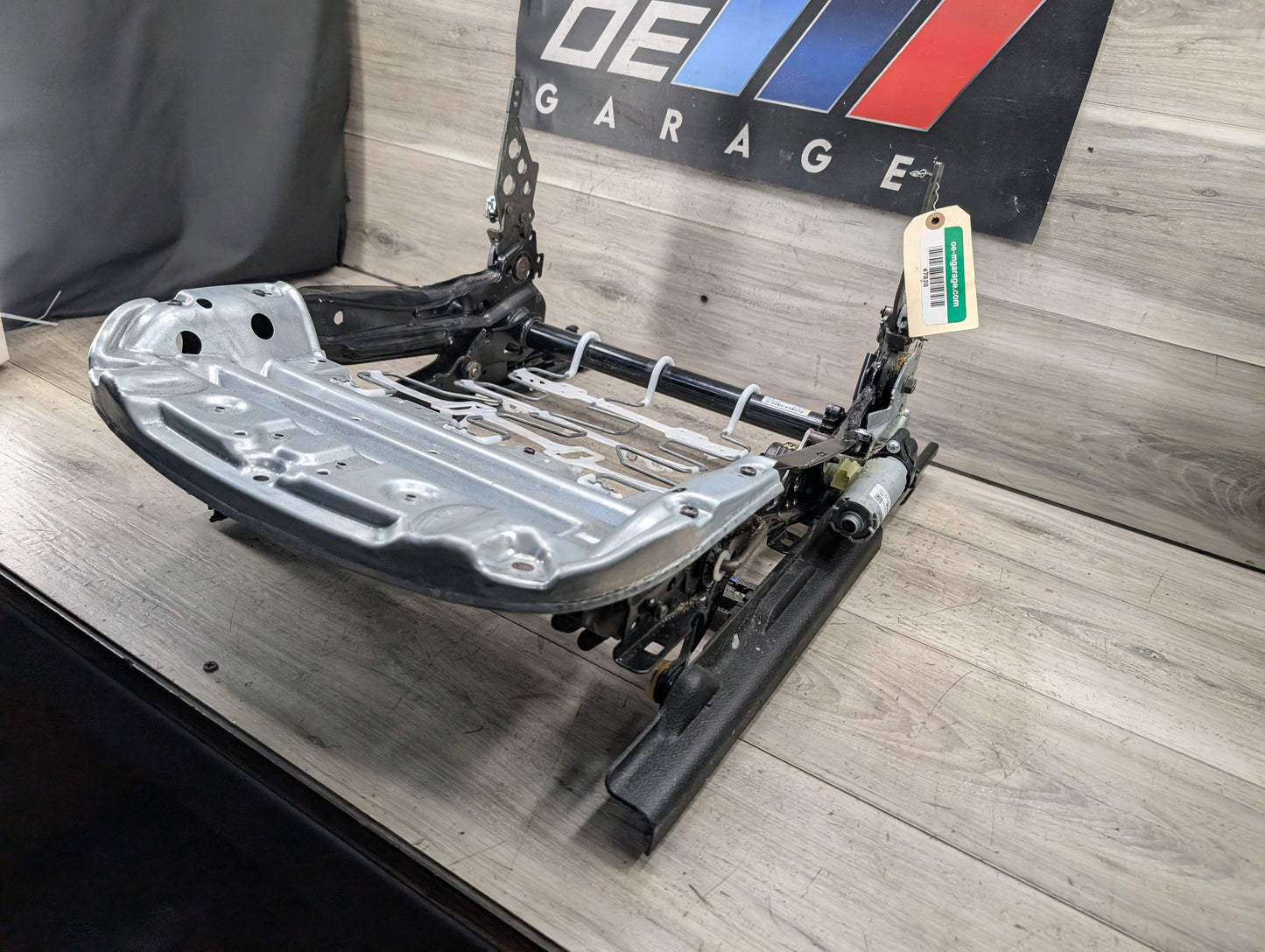 OEM BMW F22 F32 F82 F87 Front Left Driver Side Seat Lower Track Frame w/ Motors