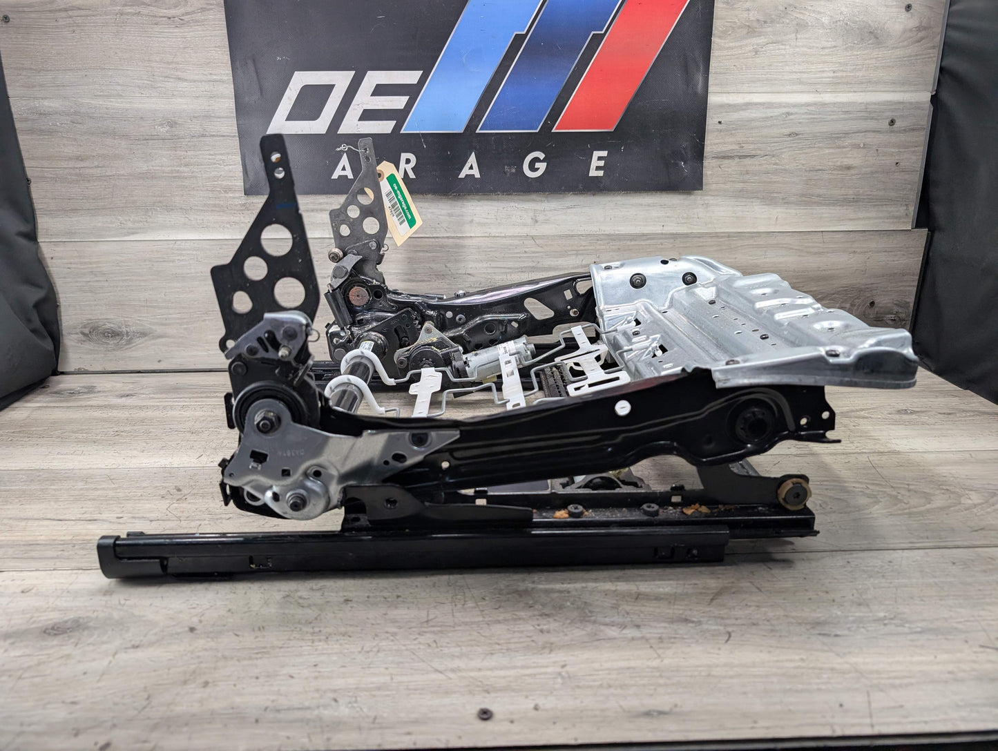 OEM BMW F22 F32 F82 F87 Front Left Driver Side Seat Lower Track Frame w/ Motors