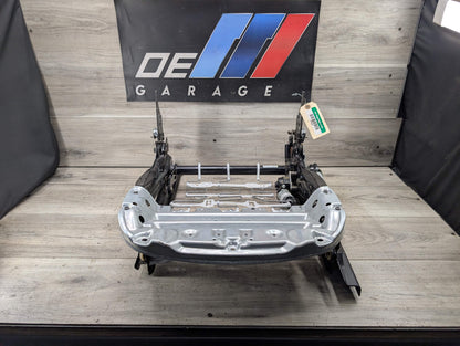 OEM BMW F22 F32 F82 F87 Front Left Driver Side Seat Lower Track Frame w/ Motors