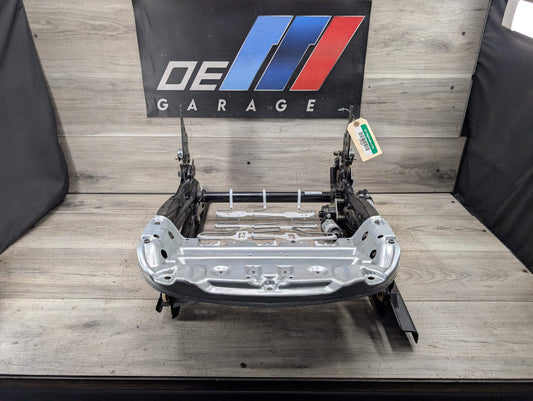OEM BMW F22 F32 F82 F87 Front Left Driver Side Seat Lower Track Frame w/ Motors