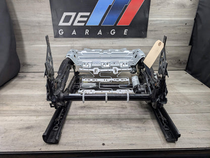 OEM BMW F22 F32 F82 F87 Front Right Passenger Side Seat Lower Track Frame Motors