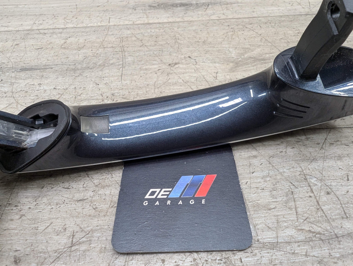 16-19 OEM BMW G11 G12 COMFORT ACCESS Rear Left Door Handle Gray Chrome