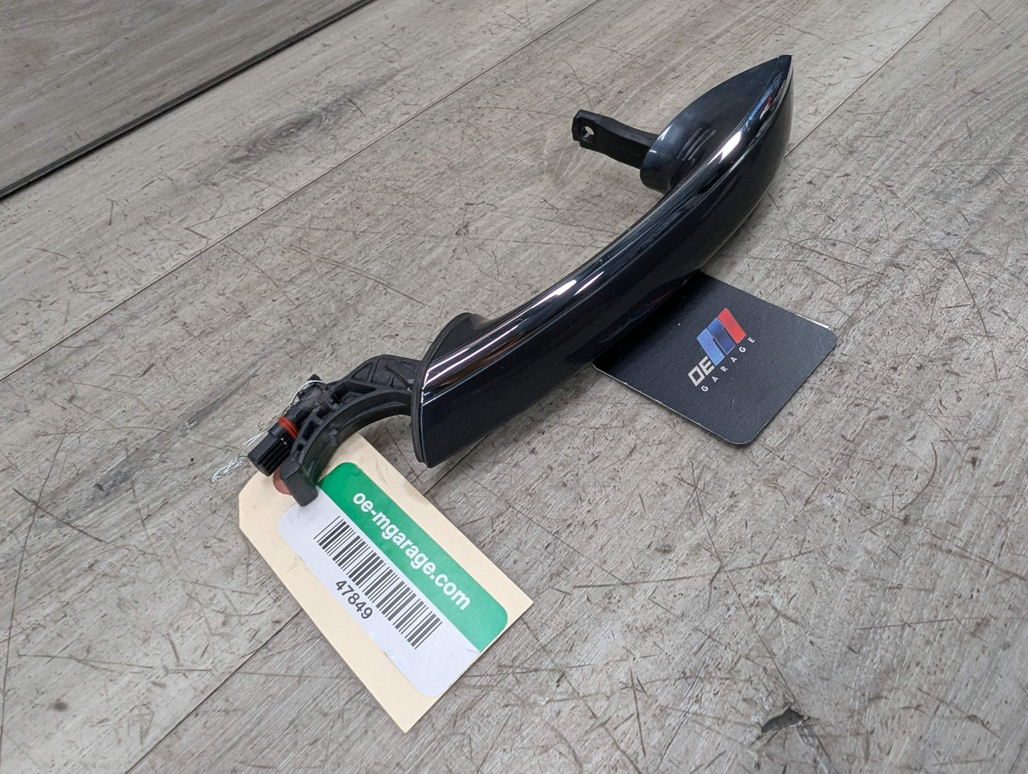 16-19 OEM BMW G11 G12 COMFORT ACCESS Rear Left Door Handle Gray Chrome