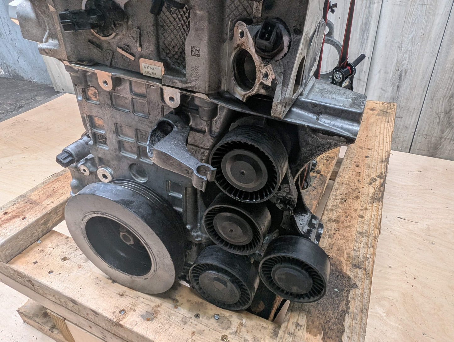 BMW OEM E82 E90 E92 E93 135i 335i Long Block RWD N55 ENGINE MOTOR PWG 91k Tested