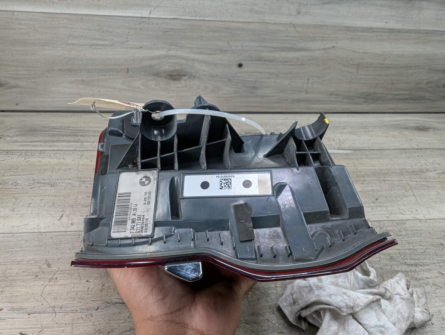 *16-19 OEM BMW G11 G12 740 750 M760 B7 Rear Left Driver Outer LED Tail Light